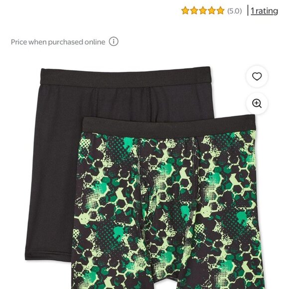 Athletic Works Boys Performance Shorts – 2-Pack - Picture 2 of 10